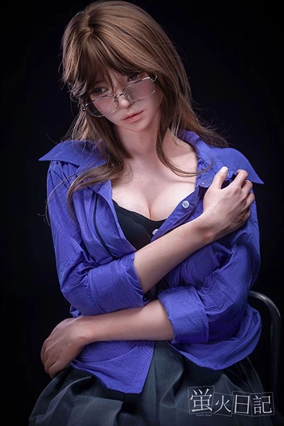 West Wind-Blue Plaid Shirt-165cm Full Silicone Doll