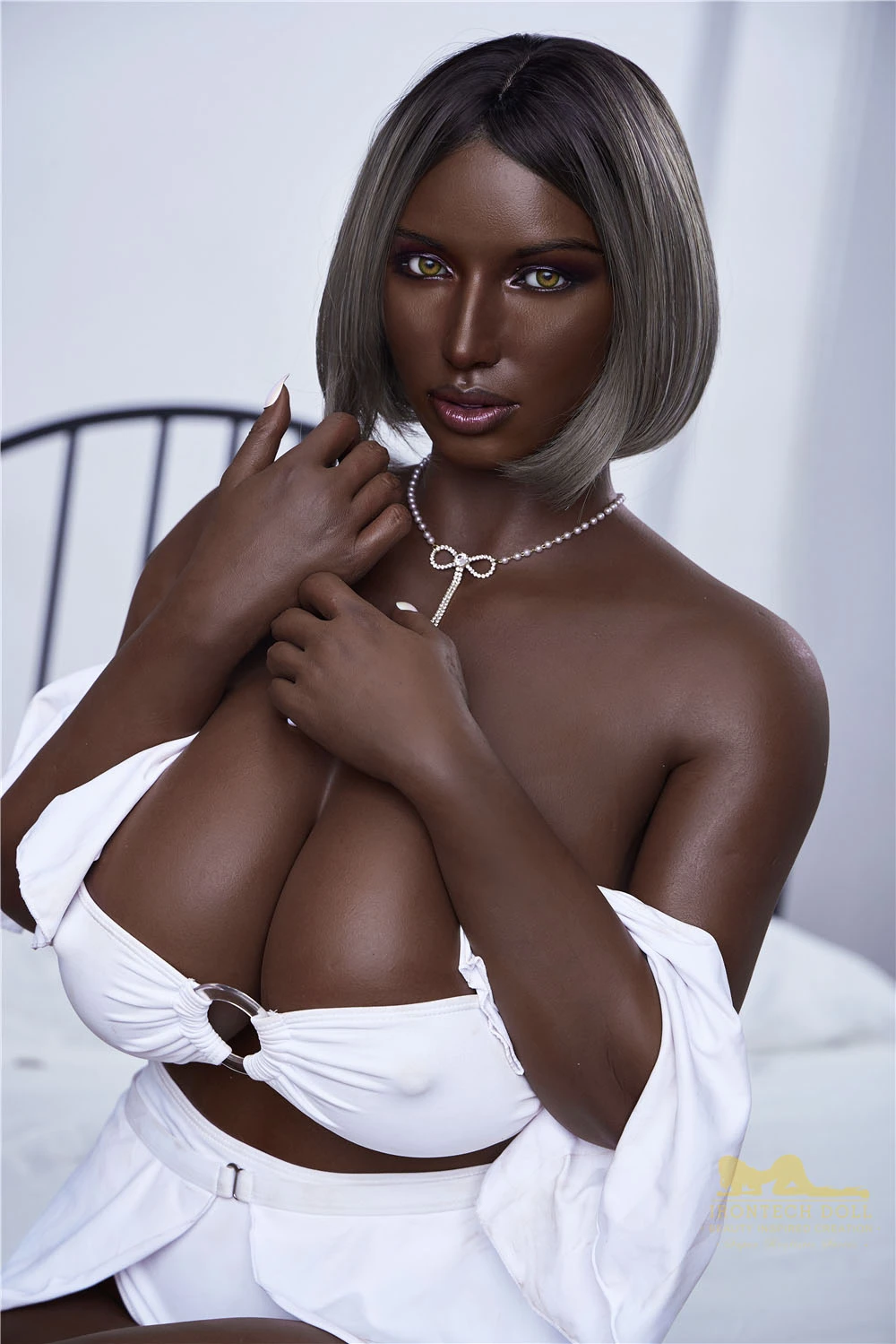 160cm Obese Sensual Ass Black Silicone Sex Doll Zara