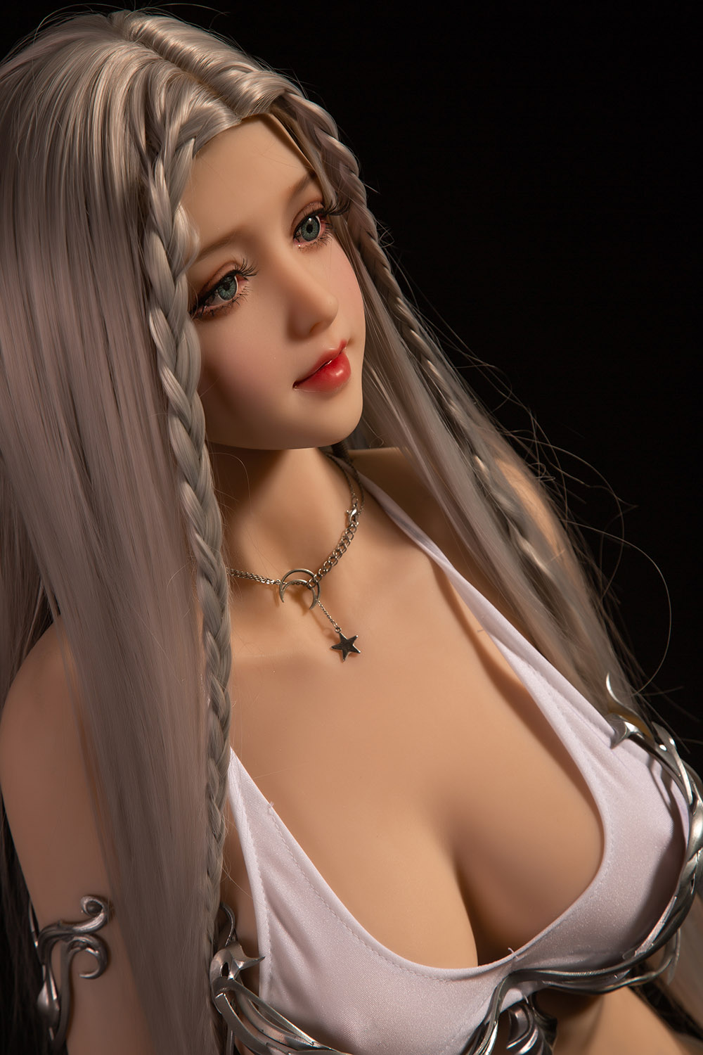 125cm Young Beautiful Dainty With White Hair Hentai Sex Doll