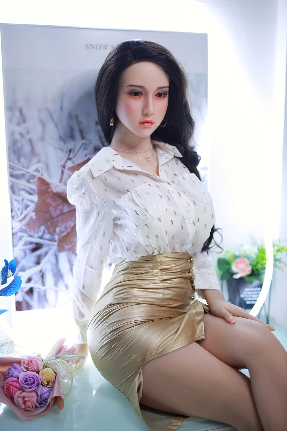 168cm Curvesome Korean Beauty Sex Doll Qianxiao