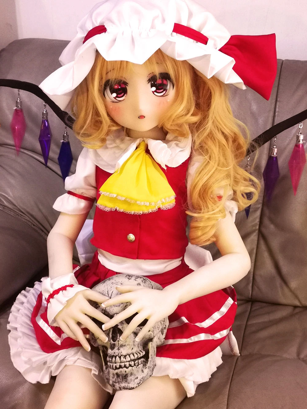 135 Touhou Project Cosplay Small Anime Sex Doll Flandre Scarlet