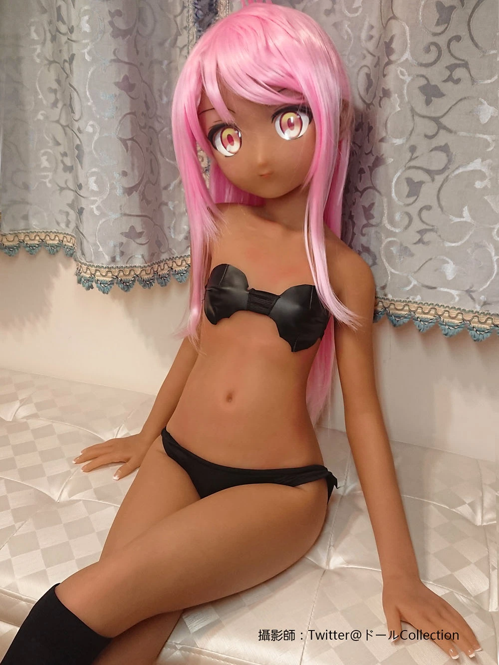 135cm Fantasy Black TPE Anime Love Doll Kuro