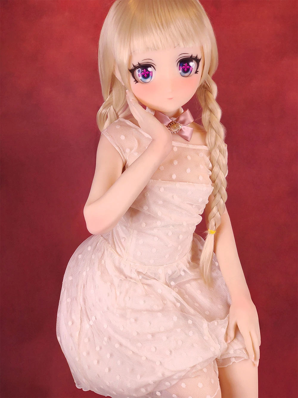 135cm Mini Blonde Anime Sex Doll Raya