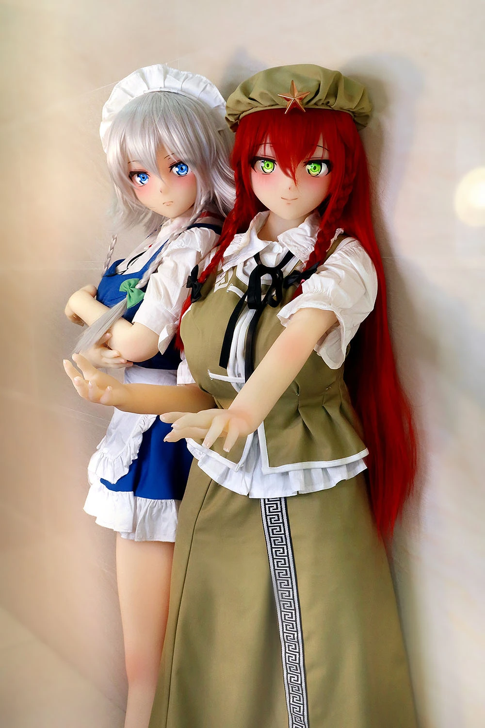155cm Touhou Project Anime Lesbian Sex Doll Hentai Sakuya Izayoi&Hong Meiling