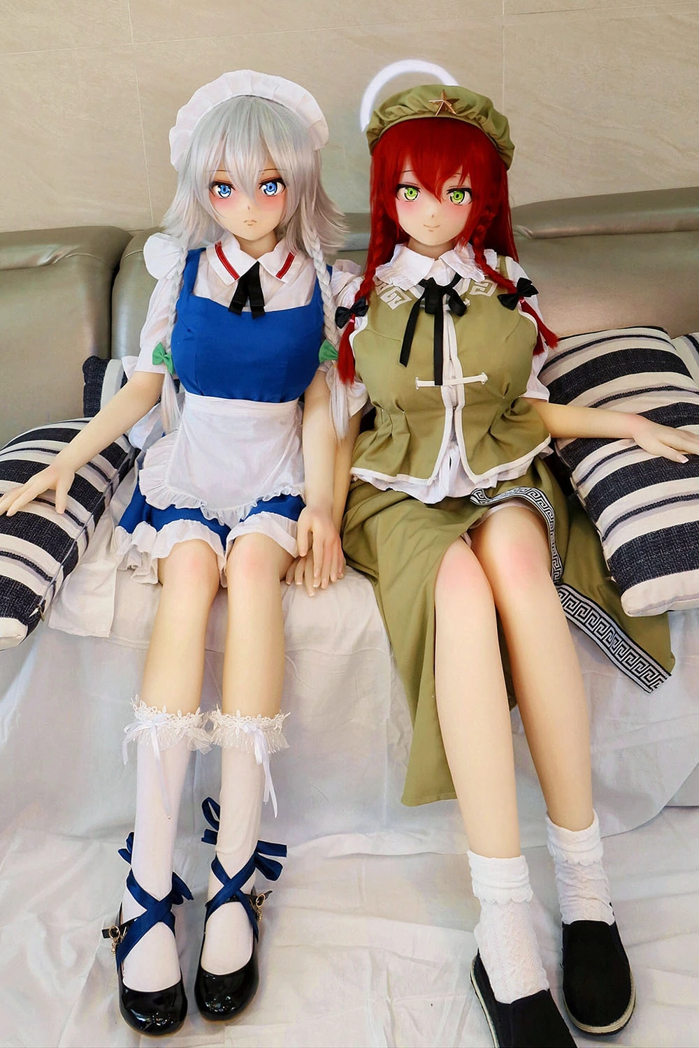 155cm Touhou Project Anime Lesbian Sex Doll Hentai Sakuya Izayoi&Hong Meiling