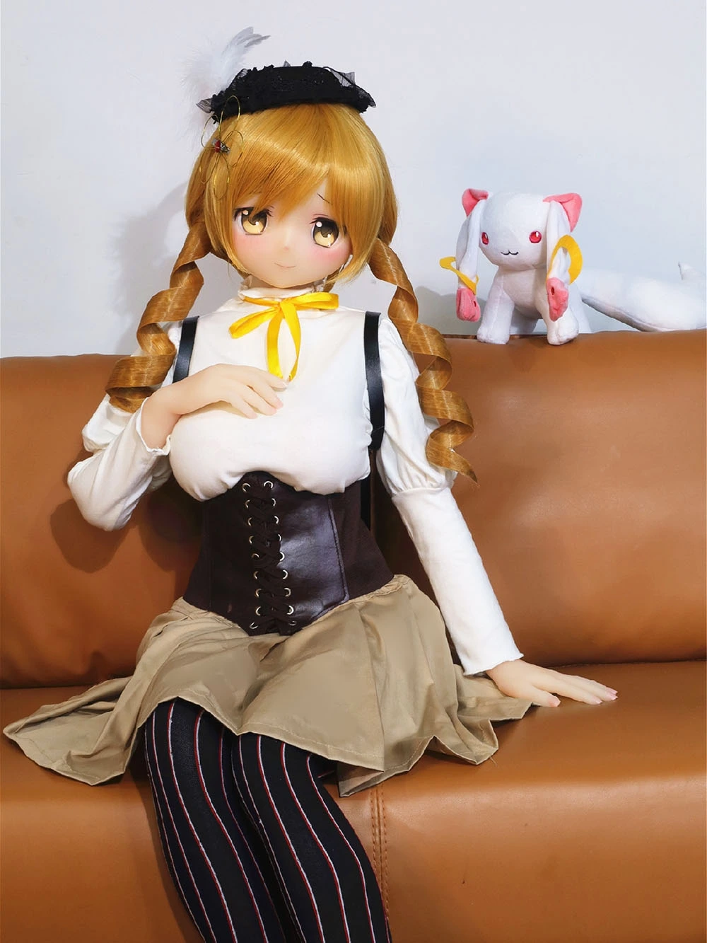 145cm Magical Girl Madoka Cosplay Anime Sex Doll Mami Tomoe 