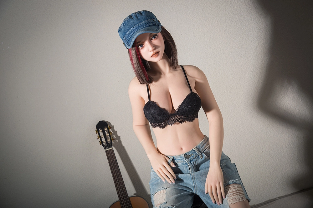 Silicone Adult Sex Love Doll，Real-like Lovely Guitar Music Girl Sex Doll