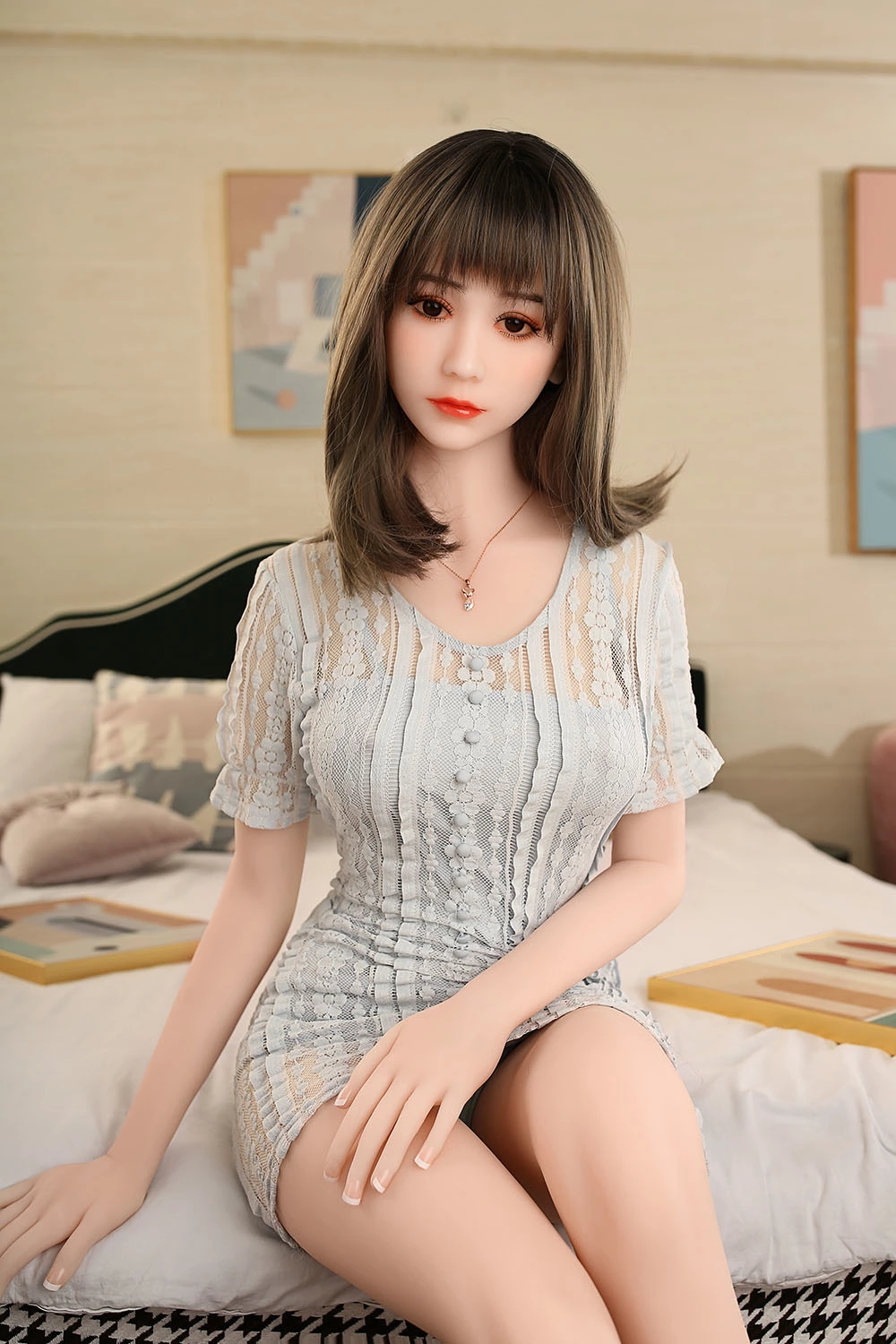 White long-legged sex doll