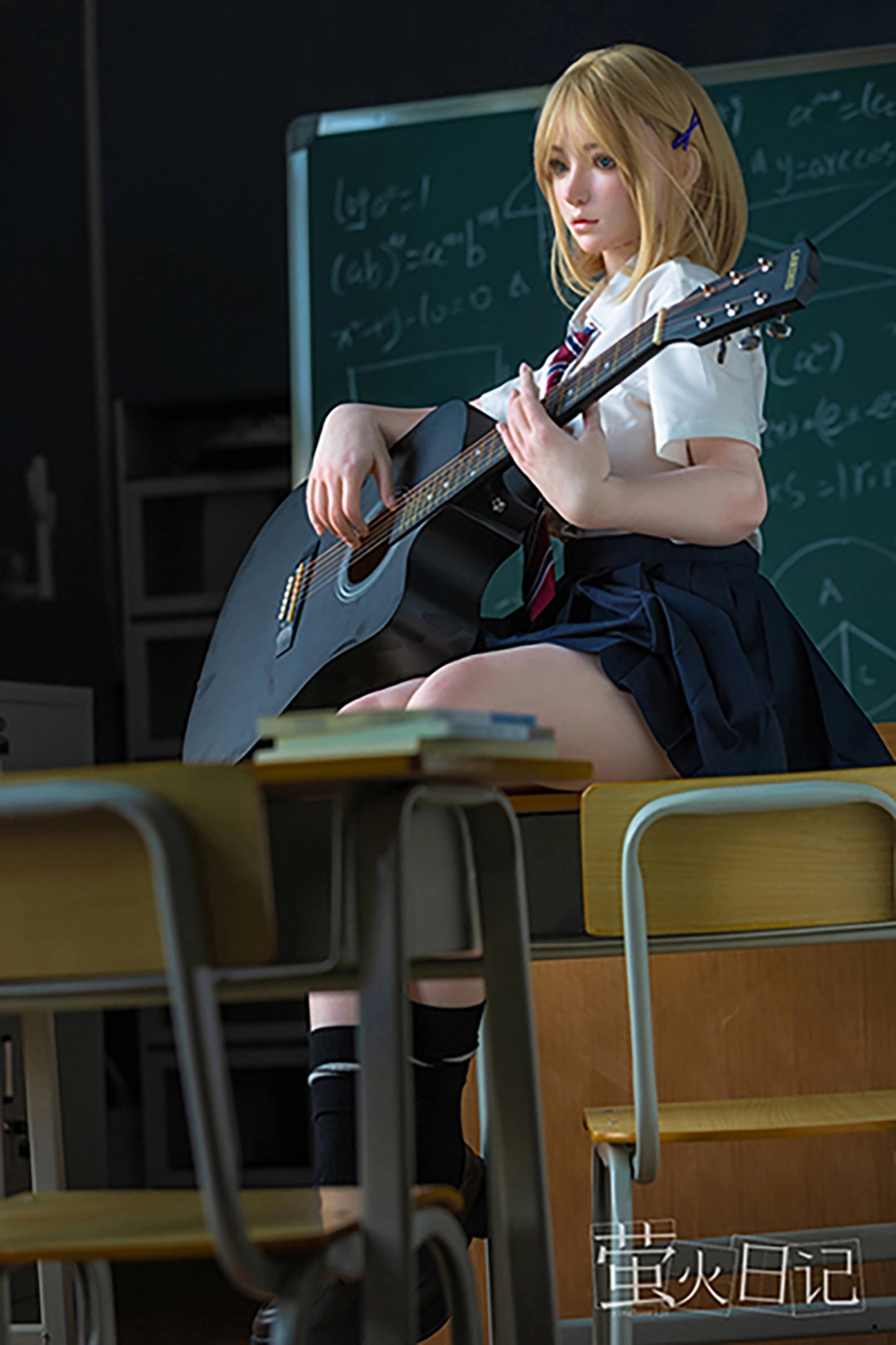 Blonde School Uniform Sex Doll