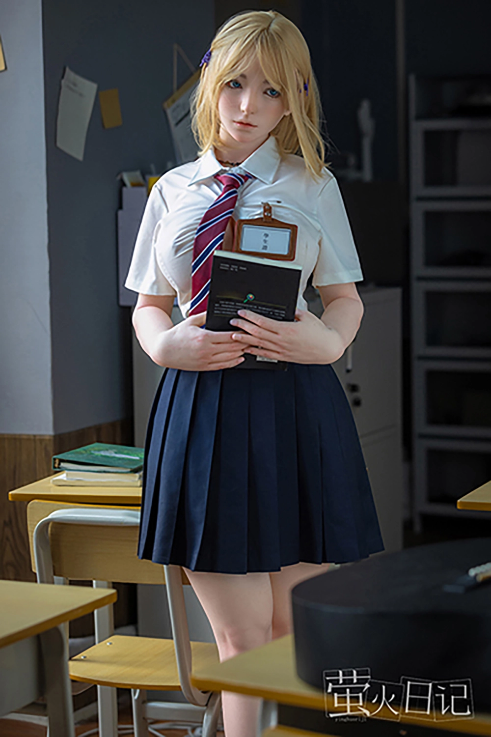 Short Hair School Uniform Sex Doll