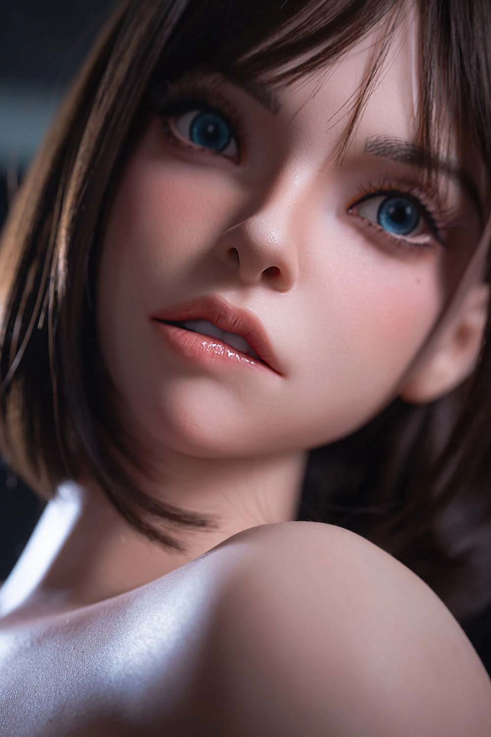 ROS Head T05 Lip Biting Lifelike Sex Doll with Beautiful Face