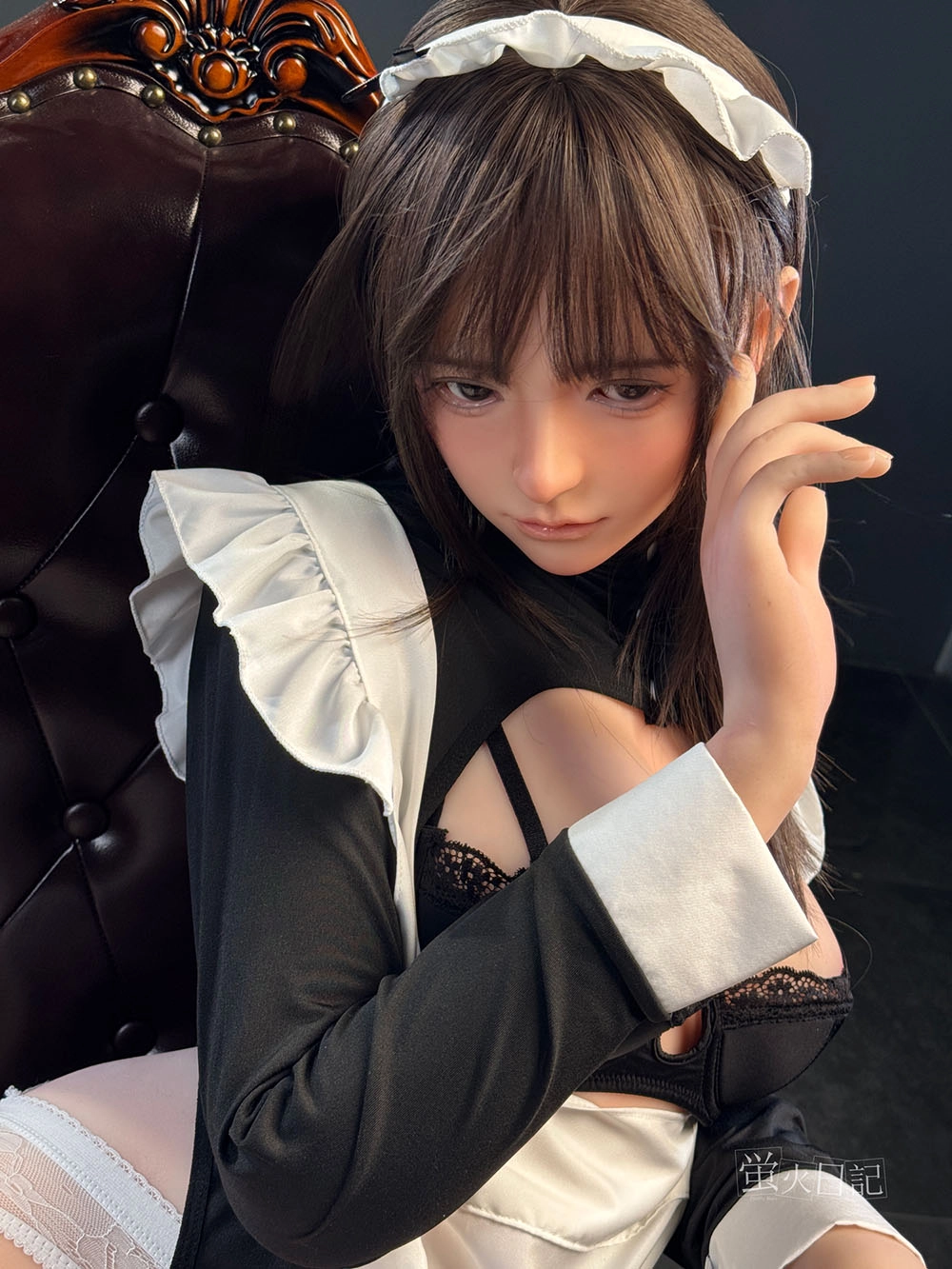  realistic maid costume doll