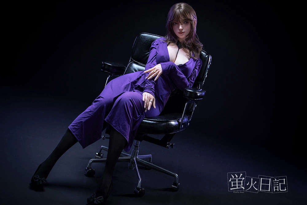 Firefly Diary 164cm G-cup Linglong Head Full Silicone Sex Doll With Body Make-up