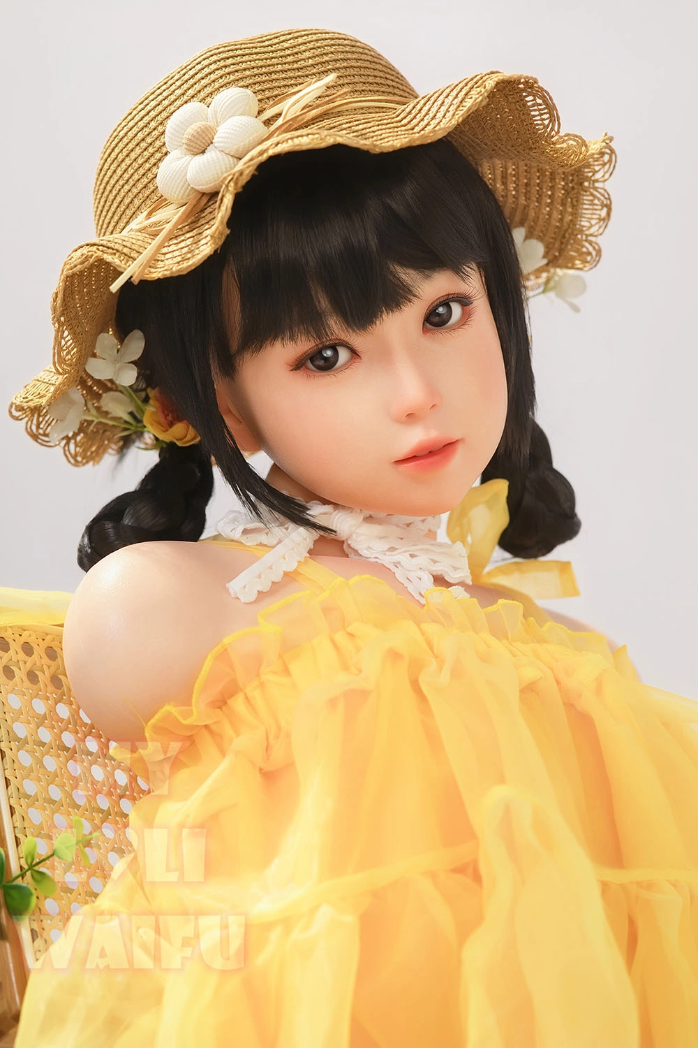Yellow Dress Sex Doll Torso 87cm